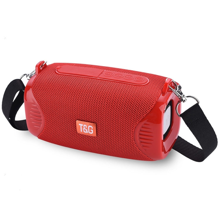 T&G TG532 10W Wireless Bluetooth Speaker Waterproof Portable Outdoor Mini Column Box Loudspeaker with FM Radio(Red) - Desktop Speaker by T&G | Online Shopping South Africa | PMC TechLife | Buy Now Pay Later Mobicred