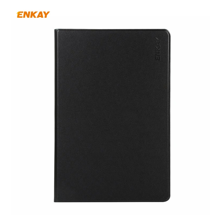 For Samsung Galaxy Tab S6 Lite P610 / P615 / Tab S6 Lite 2022 / P613 / P619 ENKAY Elastic Leather Tablet Case with Holder(Black) - free shipping - PMc TechLife - Order now!