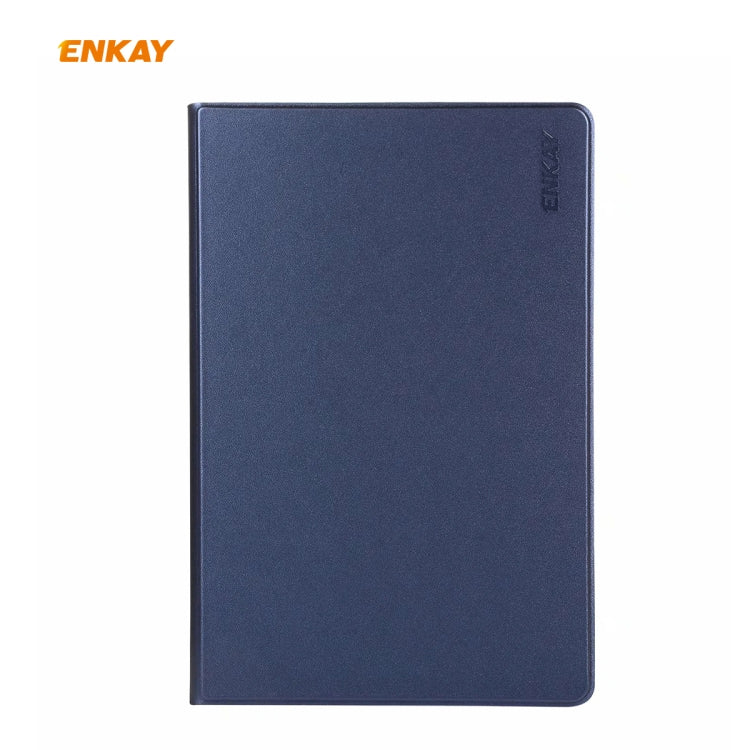 For Samsung Galaxy Tab S6 Lite P610 / P615 / Tab S6 Lite 2022 / P613 / P619 ENKAY Elastic Leather Tablet Case with Holder(Dark Blue) - free shipping - PMc TechLife - Order now!