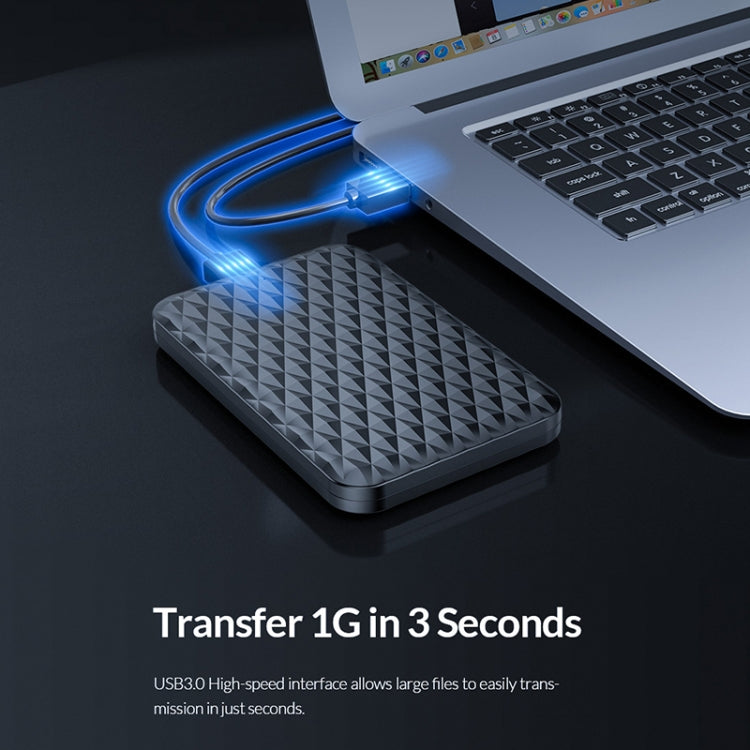 ORICO 2520U3 2.5-Inch Portable Hard Drive Enclosure(White) - HDD Enclosure by ORICO | Online Shopping South Africa | PMC TechLife | Buy Now Pay Later Mobicred