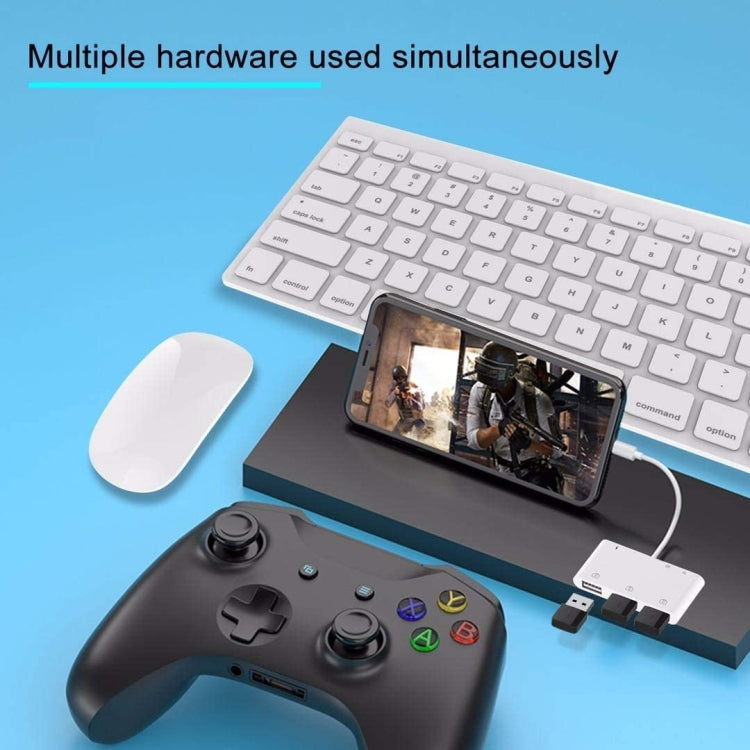 ZS-S1852 6 in 1 3 USB Female to 8 Pin Male OTG Camera Card Reader Adapter with SD & TF Card & 8 Pin Charging Interface, Support All iOS System - Converter & Adapter by PMC Jewellery | Online Shopping South Africa | PMC Jewellery | Buy Now Pay Later Mobicred