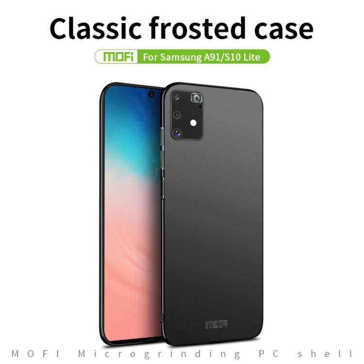For Samsung Galaxy A91/S10Lite MOFI Frosted PC Ultra-thin Hard C(Rose gold) - Galaxy Phone Cases by MOFI | Online Shopping South Africa | PMC TechLife