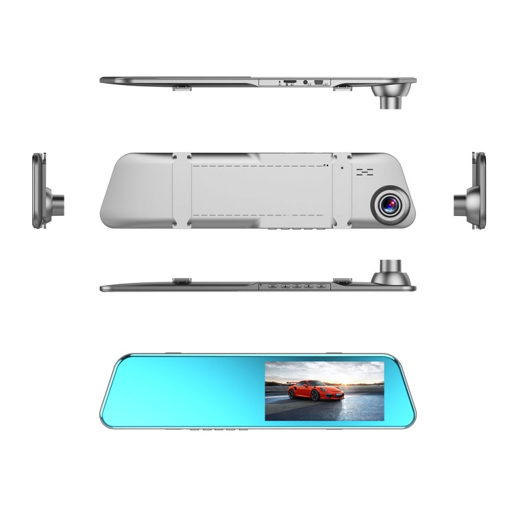 Full HD 1080P Full-Screen Touch 5.18-Inch Rearview Mirror Digital Video Recorder Dual-Lens Ultra-Thin On-Board DVR Camera - Car DVRs by PMC TechLife | Online Shopping South Africa | PMC TechLife | Buy Now Pay Later Mobicred