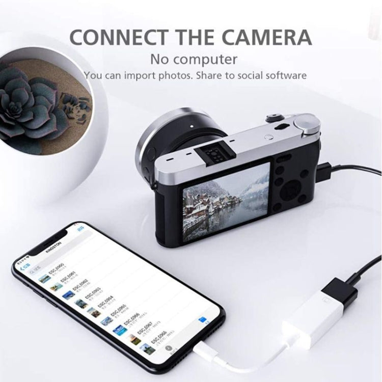 FA-STAR ZS-KL21826 8 Pin to USB 3.0 OTG Adapter, Supports IOS 13 and Above - Converter & Adapter by PMC Jewellery | Online Shopping South Africa | PMC Jewellery | Buy Now Pay Later Mobicred