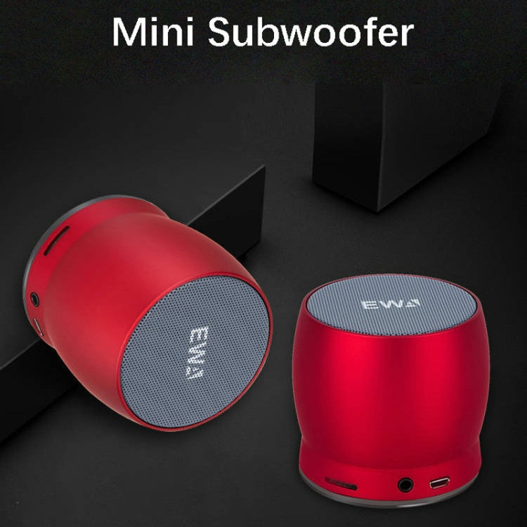 EWA A150 Portable Mini Bluetooth Speaker Wireless Hifi Stereo Strong Bass Music Boom Box Metal Subwoofer, Support Micro SD Card & 3.5mm AUX(Silver) - free shipping - PMC Jewellery - Order now!