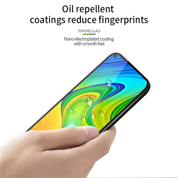 For Xiaomi RedMi 10X 4G MOFI 9H 2.5D Full Screen Tempered Glass Film(Black) -  by MOFI | Online Shopping South Africa | PMC TechLife | Buy Now Pay Later Mobicred