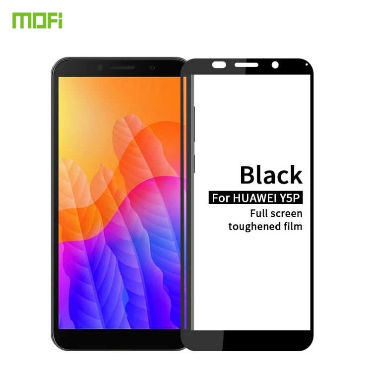 For Huawei Y5P/Y5 Prime MOFI 9H 2.5D Full Screen Tempered Glass Film(Black) - free shipping - PMC TechLife - Order now!