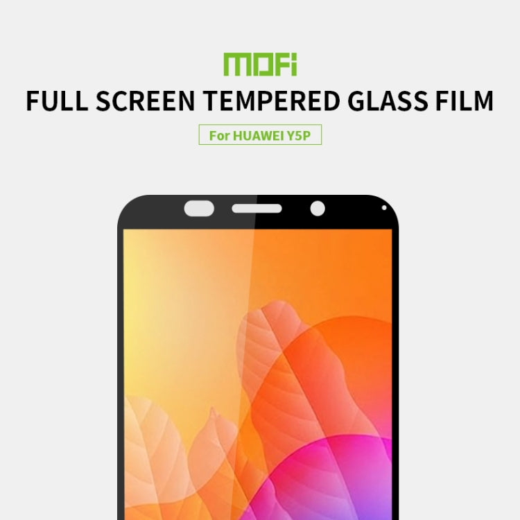 For Huawei Y5P/Y5 Prime MOFI 9H 2.5D Full Screen Tempered Glass Film(Black) - free shipping - PMC TechLife - Order now!
