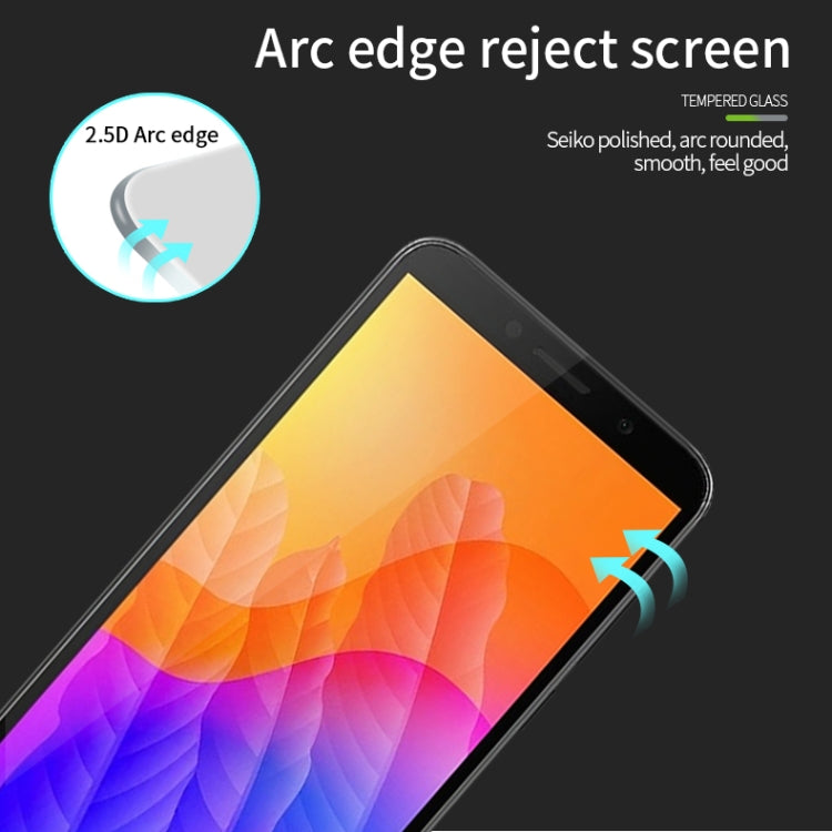 For Huawei Y5P/Y5 Prime MOFI 9H 2.5D Full Screen Tempered Glass Film(Black) - free shipping - PMC TechLife - Order now!