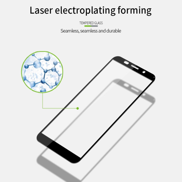 For Huawei Y5P/Y5 Prime MOFI 9H 2.5D Full Screen Tempered Glass Film(Black) - free shipping - PMC TechLife - Order now!