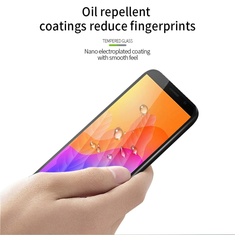 For Huawei Y5P/Y5 Prime MOFI 9H 2.5D Full Screen Tempered Glass Film(Black) - free shipping - PMC TechLife - Order now!