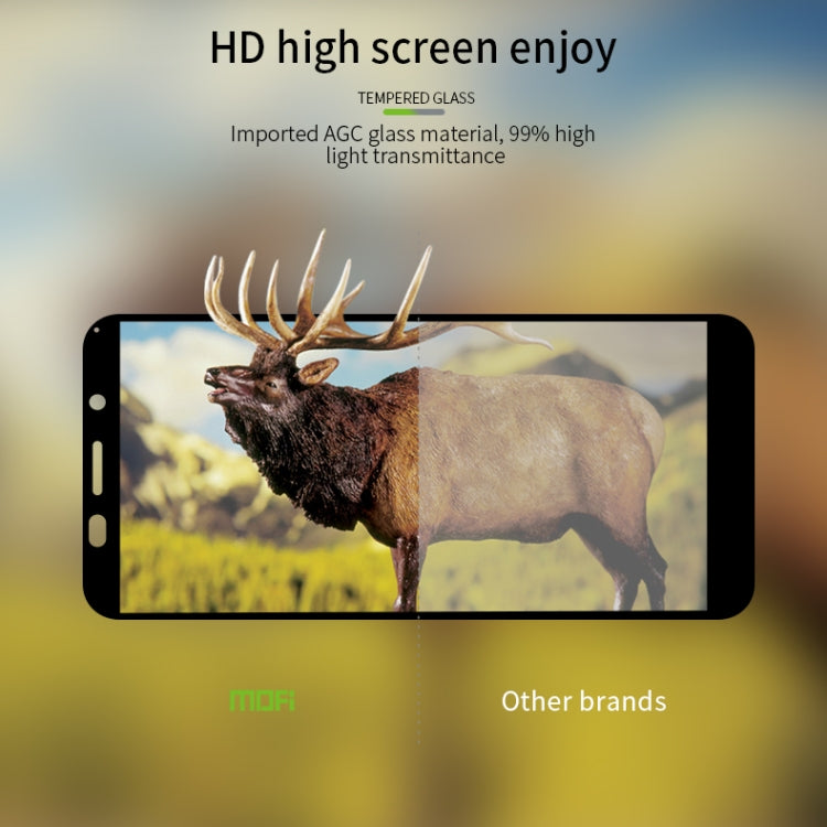 For Huawei Y5P/Y5 Prime MOFI 9H 2.5D Full Screen Tempered Glass Film(Black) - free shipping - PMC TechLife - Order now!