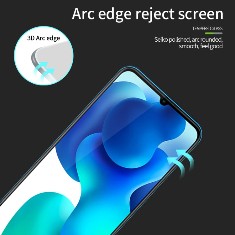 For Xiaomi Mi 10 Lite MOFI 9H 3D Explosion-proof Curved Screen Tempered Glass Film(Black) -  by MOFI | Online Shopping South Africa | PMC TechLife