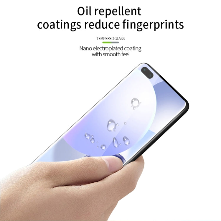 For Huawei Nova 7 Pro /Honor 30 Pro MOFI 9H 3D Explosion Proof Thermal Bending Full Screen Covered Tempered Glass Film(Black) - free shipping - PMC TechLife - Order now!