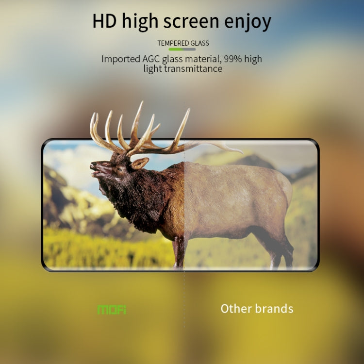 For OnePlus 8 Pro MOFI 9H 3D Explosion Proof Thermal Bending Full Screen Covered Tempered Glass Film(Black) - free shipping - PMC TechLife - Order now!