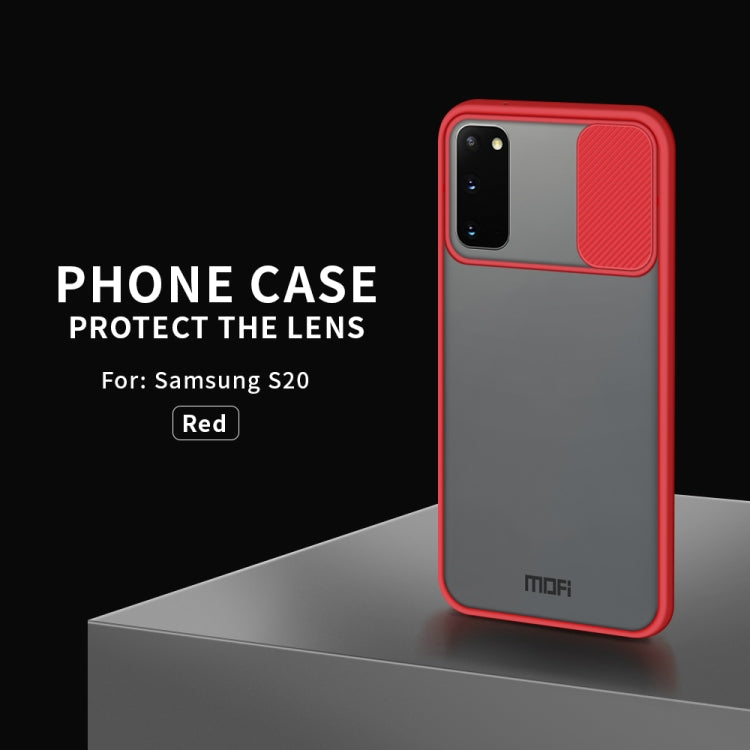 For Samsung Galaxy S20 MOFI Xing Dun Series Translucent Frosted PC + TPU Privacy Anti-glare Shockproof All-inclusive Protective Case(Red) - free shipping - PMC TechLife - Order now!