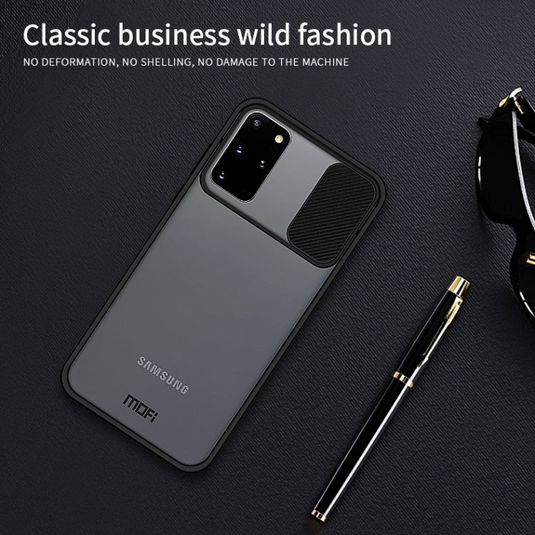 For Samsung Galaxy S20 Plus MOFI Xing Dun Series Translucent Frosted PC + TPU Privacy Anti-glare Shockproof All-inclusive Protective Case(Green) - Galaxy Phone Cases by MOFI | Online Shopping South Africa | PMC TechLife | Buy Now Pay Later Mobicred