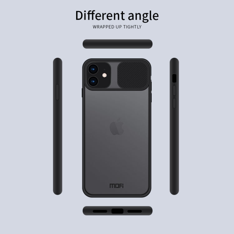For iPhone 11  MOFI Xing Dun Series Translucent Frosted PC + TPU Privacy Anti-glare Shockproof All-inclusive Protective Case(Purple) - iPhone 11 Cases by MOFI | Online Shopping South Africa | PMC TechLife