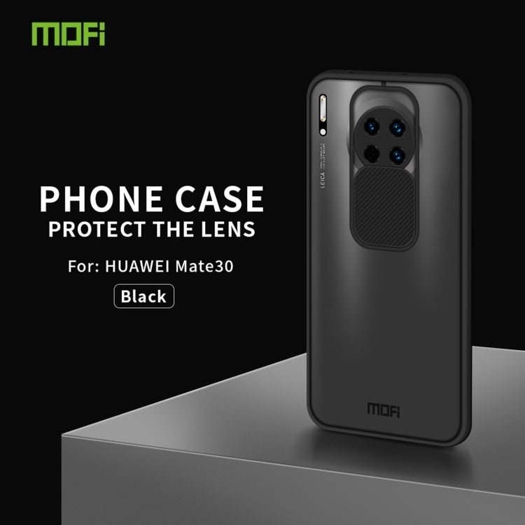 For Huawei Mate 30 MOFI Xing Dun Series PC + TPU Anti-peep Waterproof And Anti-drop All-inclusive Protective Shell, Translucent Frosted(Black) - Huawei Cases by MOFI | Online Shopping South Africa | PMC TechLife | Buy Now Pay Later Mobicred
