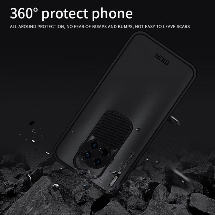 For Huawei Mate 30 MOFI Xing Dun Series PC + TPU Anti-peep Waterproof And Anti-drop All-inclusive Protective Shell, Translucent Frosted(Black) - Huawei Cases by MOFI | Online Shopping South Africa | PMC TechLife | Buy Now Pay Later Mobicred