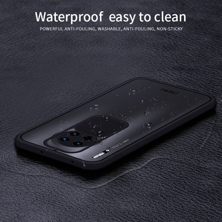 For Huawei Mate 30 MOFI Xing Dun Series PC + TPU Anti-peep Waterproof And Anti-drop All-inclusive Protective Shell, Translucent Frosted(Red) - Huawei Cases by MOFI | Online Shopping South Africa | PMC TechLife | Buy Now Pay Later Mobicred