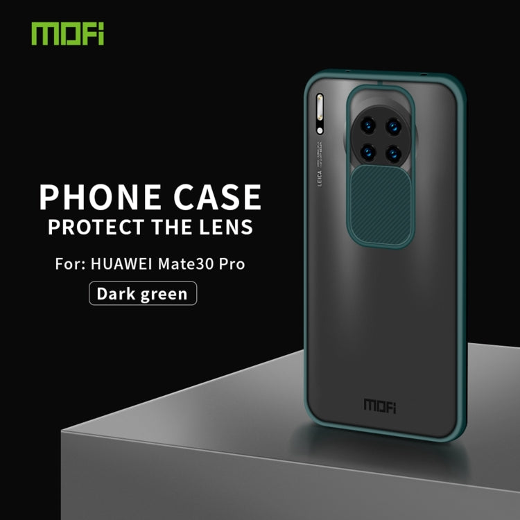 For Huawei Mate 30 Pro MOFI Xing Dun Series PC + TPU Anti-peep Waterproof And Anti-drop All-inclusive Protective Shell, Translucent Frosted(Green) - Huawei Cases by MOFI | Online Shopping South Africa | PMC TechLife | Buy Now Pay Later Mobicred