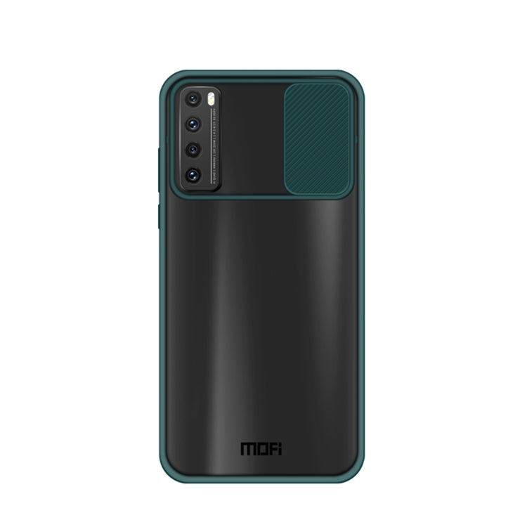 For Huawei nova 7 MOFI Xing Dun Series PC + TPU Anti-peep Waterproof And Anti-drop All-inclusive Protective Shell, Translucent Frosted(Green) - Huawei Cases by MOFI | Online Shopping South Africa | PMC TechLife