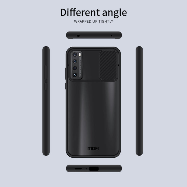 For Huawei nova 7 MOFI Xing Dun Series PC + TPU Anti-peep Waterproof And Anti-drop All-inclusive Protective Shell, Translucent Frosted(Green) - Huawei Cases by MOFI | Online Shopping South Africa | PMC TechLife