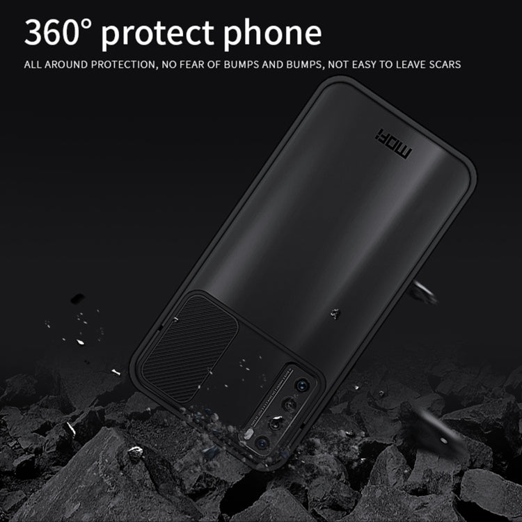 For Huawei nova 7 MOFI Xing Dun Series PC + TPU Anti-peep Waterproof And Anti-drop All-inclusive Protective Shell, Translucent Frosted(Red) - Huawei Cases by MOFI | Online Shopping South Africa | PMC TechLife | Buy Now Pay Later Mobicred