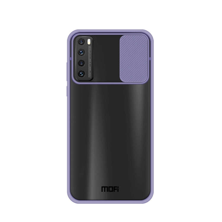 For Huawei nova 7 MOFI Xing Dun Series PC + TPU Anti-peep Waterproof And Anti-drop All-inclusive Protective Shell, Translucent Frosted(Purple) - Huawei Cases by MOFI | Online Shopping South Africa | PMC TechLife | Buy Now Pay Later Mobicred