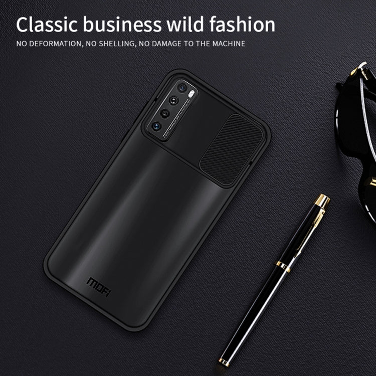 For Huawei nova 7 MOFI Xing Dun Series PC + TPU Anti-peep Waterproof And Anti-drop All-inclusive Protective Shell, Translucent Frosted(Purple) - Huawei Cases by MOFI | Online Shopping South Africa | PMC TechLife | Buy Now Pay Later Mobicred