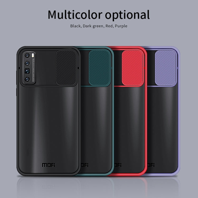 For Huawei nova 7 Pro MOFI Xing Dun Series PC + TPU Anti-peep Waterproof And Anti-drop All-inclusive Protective Shell, Translucent Frosted(Green) - Huawei Cases by MOFI | Online Shopping South Africa | PMC TechLife | Buy Now Pay Later Mobicred