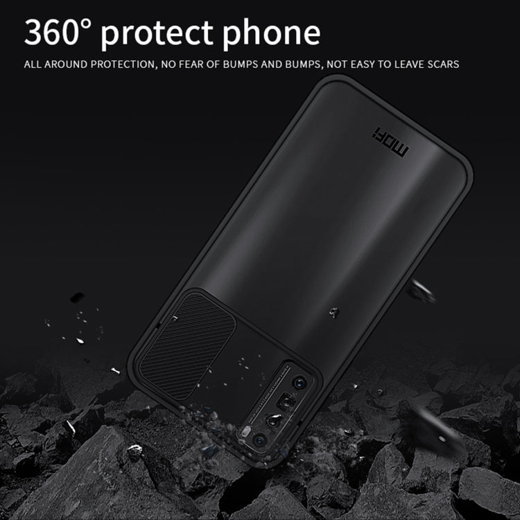 For Huawei nova 7 Pro MOFI Xing Dun Series PC + TPU Anti-peep Waterproof And Anti-drop All-inclusive Protective Shell, Translucent Frosted(Red) - free shipping - PMC TechLife - Order now!