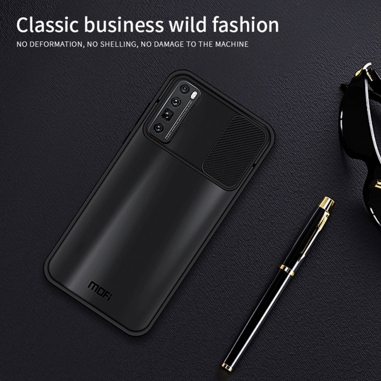 For Huawei nova 7 Pro MOFI Xing Dun Series PC + TPU Anti-peep Waterproof And Anti-drop All-inclusive Protective Shell, Translucent Frosted(Purple) - free shipping - PMC TechLife - Order now!
