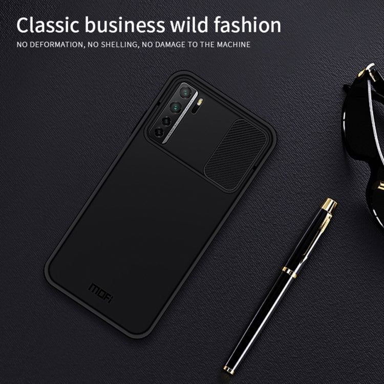 For Huawei nova 7 SE MOFI Xing Dun Series PC + TPU Anti-peep Waterproof And Anti-drop All-inclusive Protective Shell, Translucent Frosted(Red) - Huawei Cases by MOFI | Online Shopping South Africa | PMC TechLife | Buy Now Pay Later Mobicred