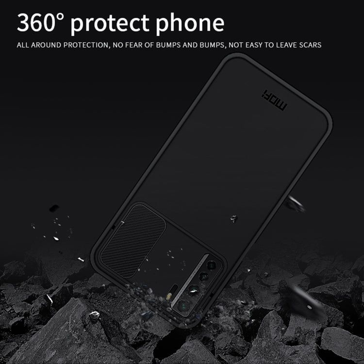 For Huawei nova 7 SE MOFI Xing Dun Series PC + TPU Anti-peep Waterproof And Anti-drop All-inclusive Protective Shell, Translucent Frosted(Red) - Huawei Cases by MOFI | Online Shopping South Africa | PMC TechLife | Buy Now Pay Later Mobicred