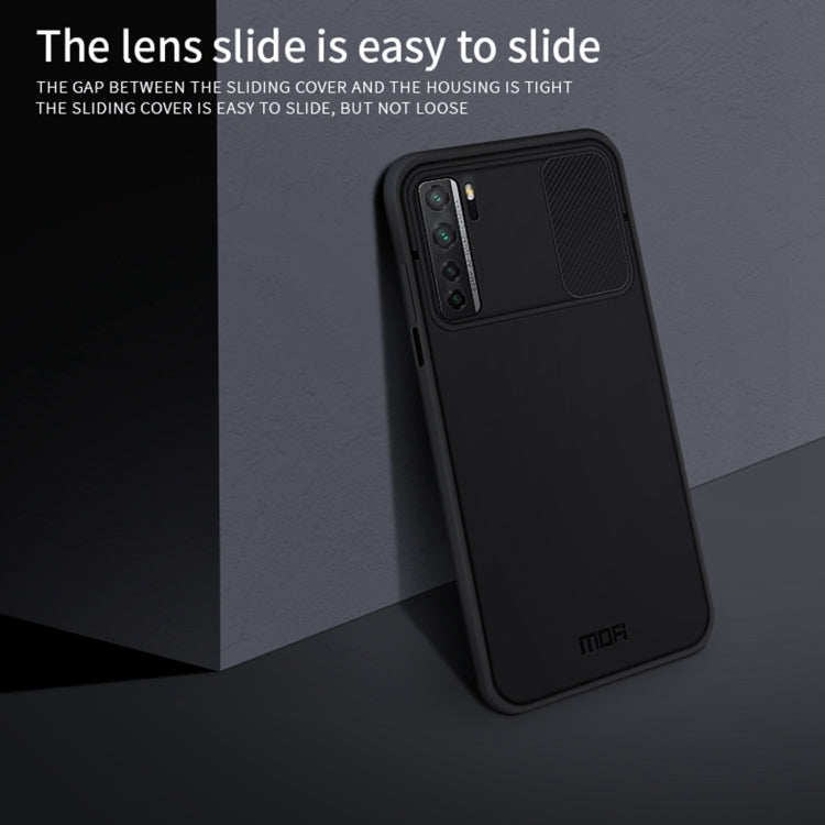 For Huawei nova 7 SE MOFI Xing Dun Series PC + TPU Anti-peep Waterproof And Anti-drop All-inclusive Protective Shell, Translucent Frosted(Red) - Huawei Cases by MOFI | Online Shopping South Africa | PMC TechLife | Buy Now Pay Later Mobicred