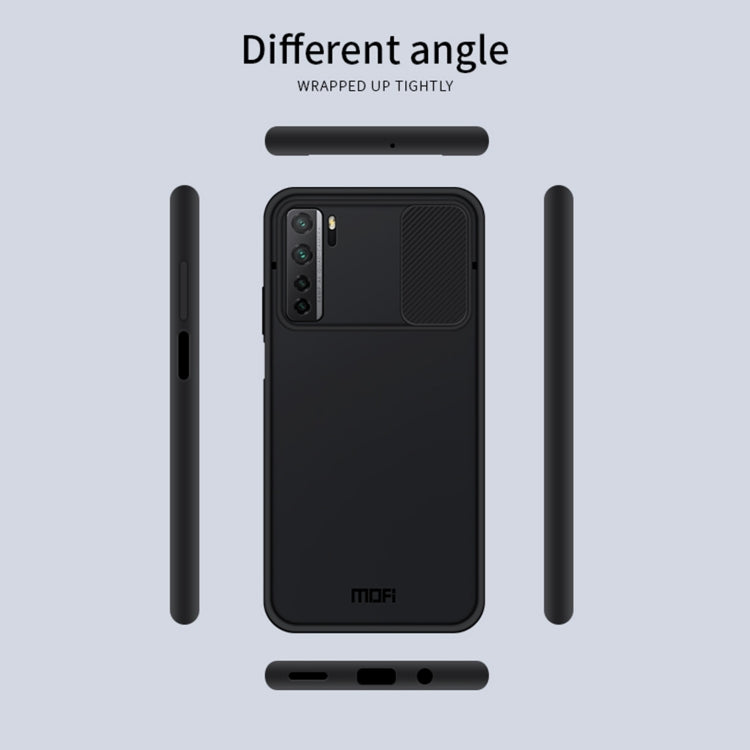 For Huawei nova 7 SE MOFI Xing Dun Series PC + TPU Anti-peep Waterproof And Anti-drop All-inclusive Protective Shell, Translucent Frosted(Red) - Huawei Cases by MOFI | Online Shopping South Africa | PMC TechLife | Buy Now Pay Later Mobicred