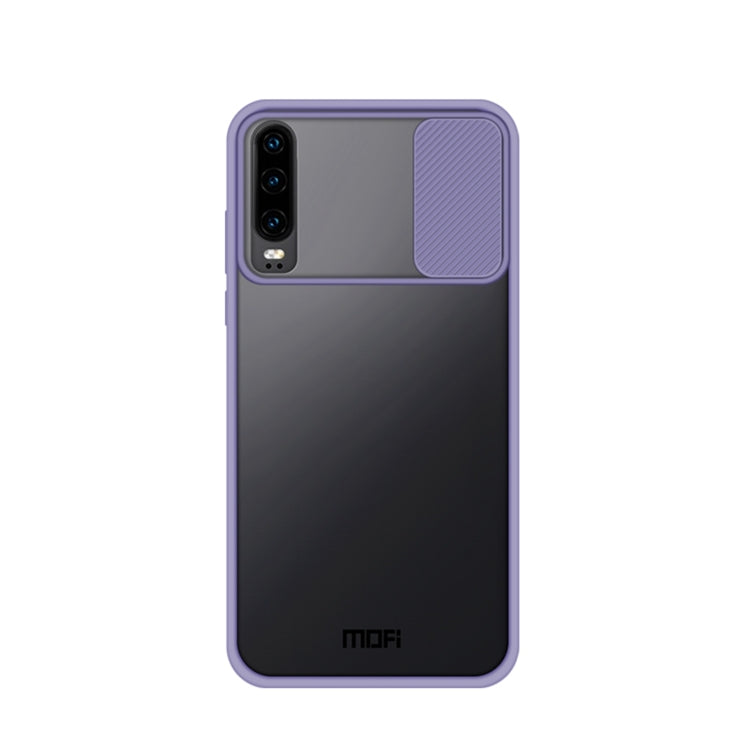For Huawei P30 MOFI Xing Dun Series PC + TPU Anti-peep Waterproof And Anti-drop All-inclusive Protective Shell, Translucent Frosted(Purple) - Huawei Cases by MOFI | Online Shopping South Africa | PMC TechLife | Buy Now Pay Later Mobicred