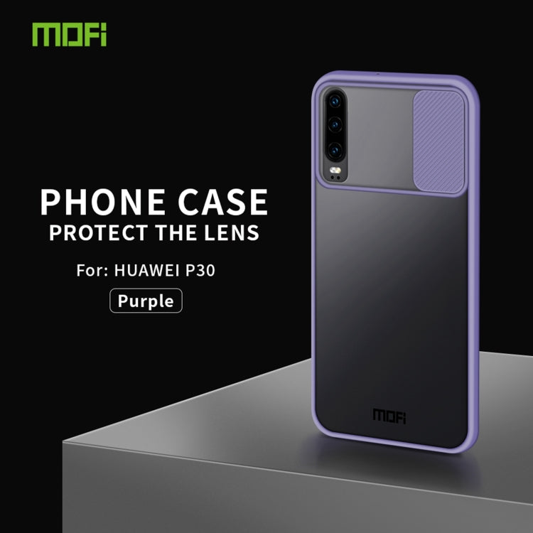 For Huawei P30 MOFI Xing Dun Series PC + TPU Anti-peep Waterproof And Anti-drop All-inclusive Protective Shell, Translucent Frosted(Purple) - Huawei Cases by MOFI | Online Shopping South Africa | PMC TechLife | Buy Now Pay Later Mobicred
