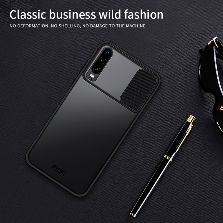 For Huawei P30 MOFI Xing Dun Series PC + TPU Anti-peep Waterproof And Anti-drop All-inclusive Protective Shell, Translucent Frosted(Purple) - Huawei Cases by MOFI | Online Shopping South Africa | PMC TechLife | Buy Now Pay Later Mobicred