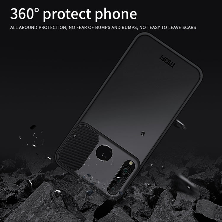 For Huawei P30 lite MOFI Xing Dun Series PC + TPU Anti-peep Waterproof And Anti-drop All-inclusive Protective Shell, Translucent Frosted(Red) - free shipping - PMC TechLife - Order now!
