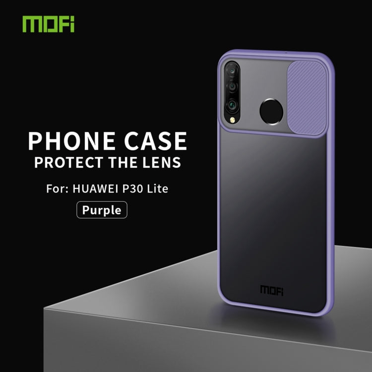 For Huawei P30 lite MOFI Xing Dun Series PC + TPU Anti-peep Waterproof And Anti-drop All-inclusive Protective Shell, Translucent Frosted(Purple) - free shipping - PMC TechLife - Order now!