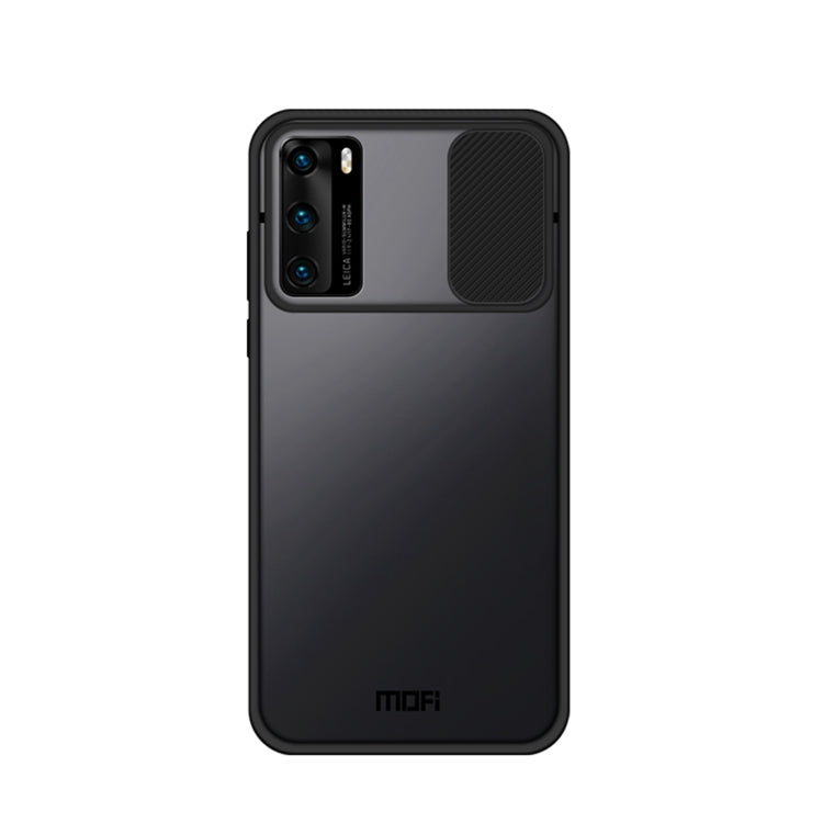 For Huawei P40 MOFI Xing Dun Series PC + TPU Anti-peep Waterproof And Anti-drop All-inclusive Protective Shell, Translucent Frosted(Black) - free shipping - PMC TechLife - Order now!