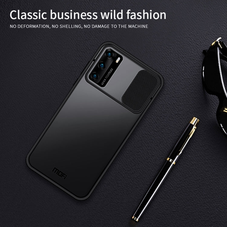 For Huawei P40 MOFI Xing Dun Series PC + TPU Anti-peep Waterproof And Anti-drop All-inclusive Protective Shell, Translucent Frosted(Green) - free shipping - PMC TechLife - Order now!