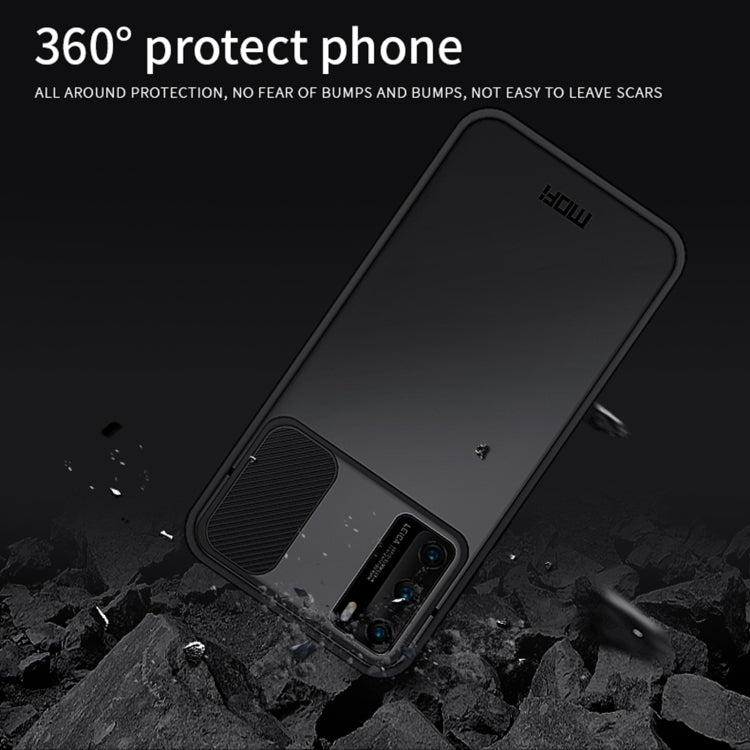 For Huawei P40 MOFI Xing Dun Series PC + TPU Anti-peep Waterproof And Anti-drop All-inclusive Protective Shell, Translucent Frosted(Green) - free shipping - PMC TechLife - Order now!