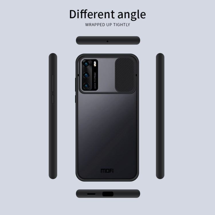 For Huawei P40 MOFI Xing Dun Series PC + TPU Anti-peep Waterproof And Anti-drop All-inclusive Protective Shell, Translucent Frosted(Green) - free shipping - PMC TechLife - Order now!