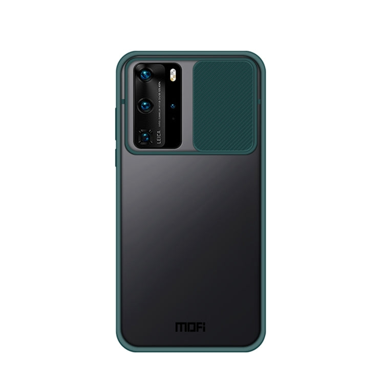 For Huawei P40 Pro MOFI Xing Dun Series PC + TPU Anti-peep Waterproof And Anti-drop All-inclusive Protective Shell, Translucent Frosted(Green) - Huawei Cases by MOFI | Online Shopping South Africa | PMC TechLife | Buy Now Pay Later Mobicred