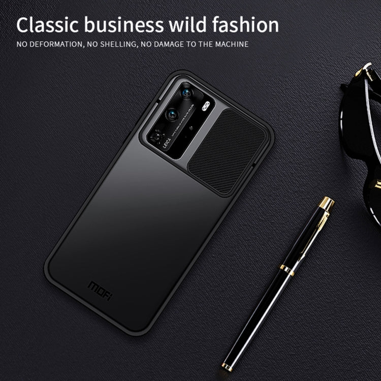 For Huawei P40 Pro MOFI Xing Dun Series PC + TPU Anti-peep Waterproof And Anti-drop All-inclusive Protective Shell, Translucent Frosted(Green) - Huawei Cases by MOFI | Online Shopping South Africa | PMC TechLife | Buy Now Pay Later Mobicred