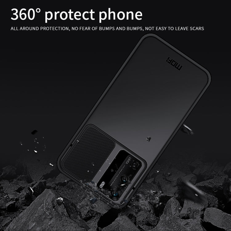 For Huawei P40 Pro MOFI Xing Dun Series PC + TPU Anti-peep Waterproof And Anti-drop All-inclusive Protective Shell, Translucent Frosted(Green) - Huawei Cases by MOFI | Online Shopping South Africa | PMC TechLife | Buy Now Pay Later Mobicred